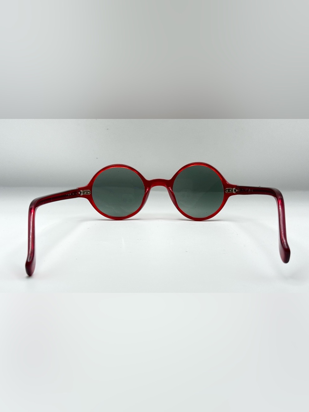 Red Oval Sunglasses Frames Only - Picture 7 of 9
